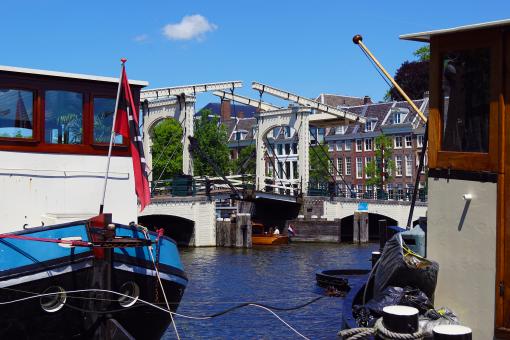 Free Stock Photo of Along the Amstel Canal