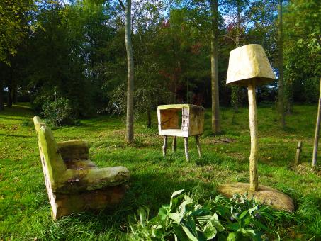 Free Stock Photo of Wooden Furniture Outdoors