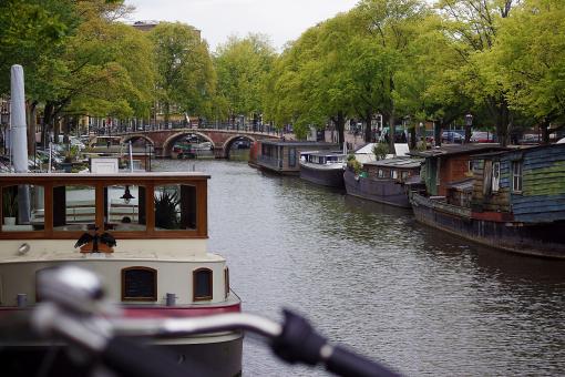 Free Stock Photo of Canal in Amsterdam