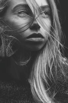 Free Stock Photo of Blond Beautiful Girl with Long Hair