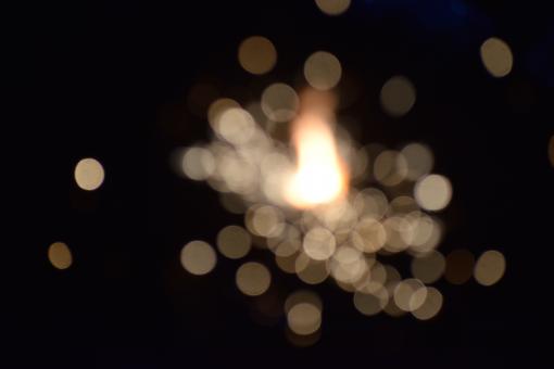 Free Stock Photo of Bokeh Lights on Black