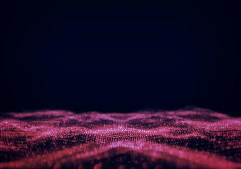 Free Stock Photo of Abstract Background - Waves and Particles - Technology