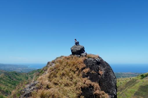Free Stock Photo of Stone on the Peak of the Mountain