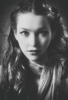 Free Stock Photo of Monochrome Portrait - Beautiful Woman