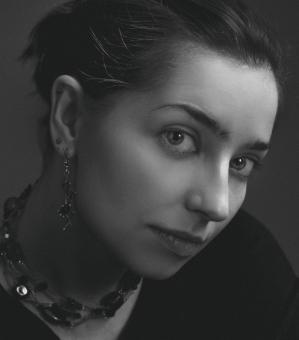 Free Stock Photo of Young Woman - Dark Hair - Monochrome Portrait