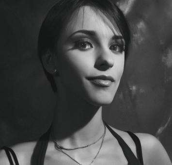 Free Stock Photo of Posh Model Monochrome Portrait