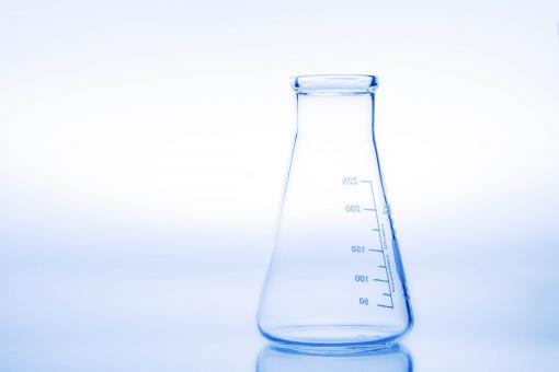 Free Stock Photo of Erlenmeyer flask