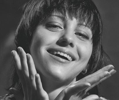 Free Stock Photo of Very Happy Girl - Monochrome Portrait