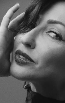 Free Stock Photo of Stylish Female Portrait - Monochrome