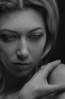 Free Stock Photo of Monochrome portrait