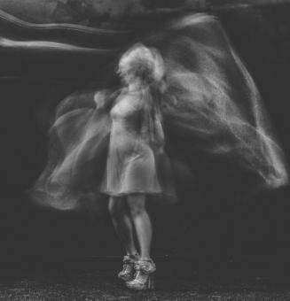 Free Stock Photo of Blurred Person Moving