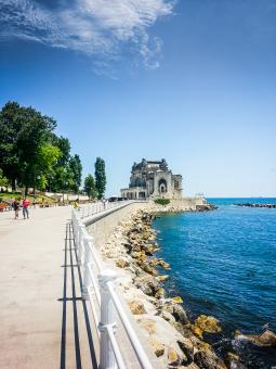 Free Stock Photo of The Constanta Casino