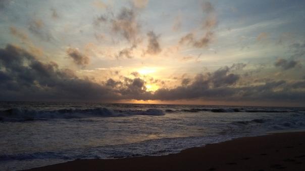 Free Stock Photo of Beautiful sunset nature of a beach