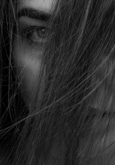 Free Stock Photo of Female Eye Close