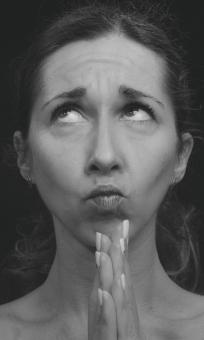 Free Stock Photo of Wishful thinking person