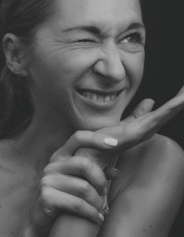 Free Stock Photo of Winking Woman