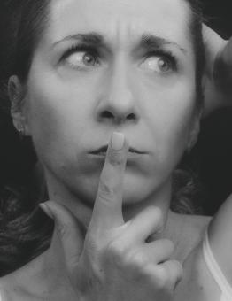 Free Stock Photo of Thinking Woman