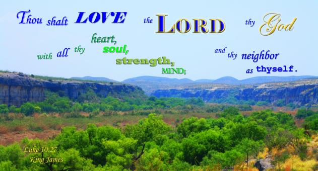 Free Stock Photo of Love the Lord with Heart, Soul