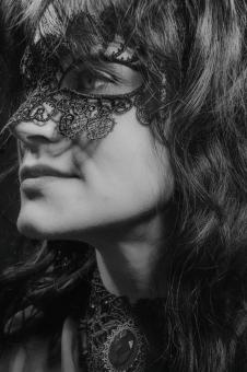 Free Stock Photo of Masked Woman
