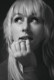 Free Stock Photo of Thinking Woman