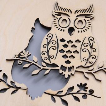 Free Stock Photo of Owl Laser cutting