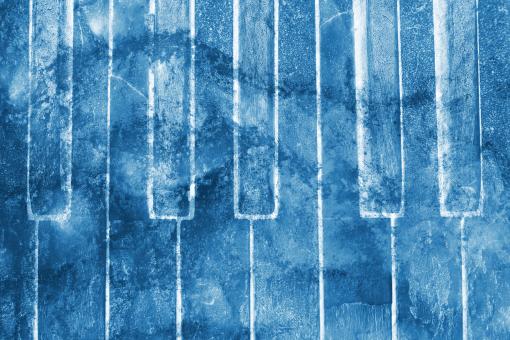 Free Stock Photo of Spectral Piano Keys