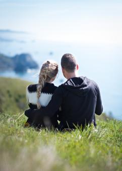 Free Stock Photo of Couple enjoying the view.