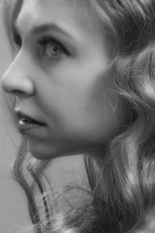 Free Stock Photo of Female Profile Portrait