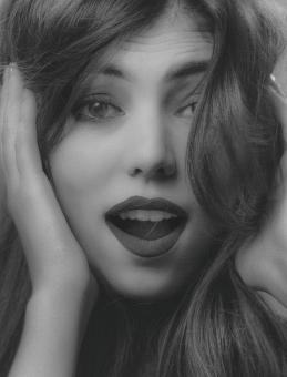 Free Stock Photo of Surprised Woman Portrait