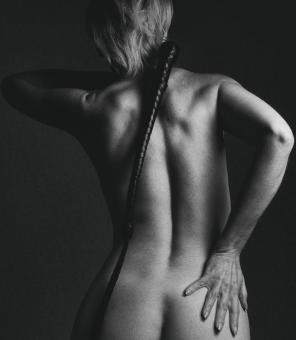 Free Stock Photo of Female bare back