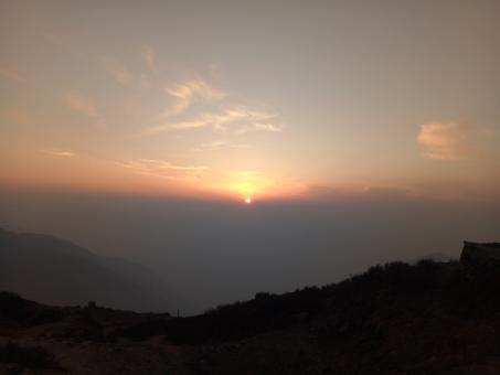 Free Stock Photo of Sunset in lauribina, Gosaikunda 