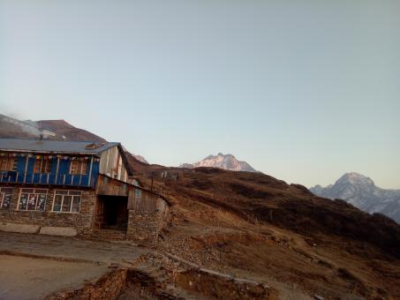 Free Stock Photo of Maya Didi 's hotel in lauribina, Gosaikunda 