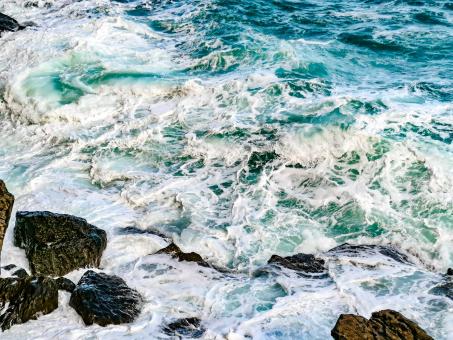 Free Stock Photo of Sea, storm, rocks