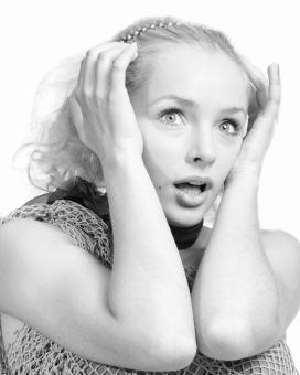 Free Stock Photo of Surprised Woman 