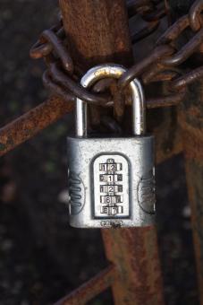 Free Stock Photo of Combination Padlock
