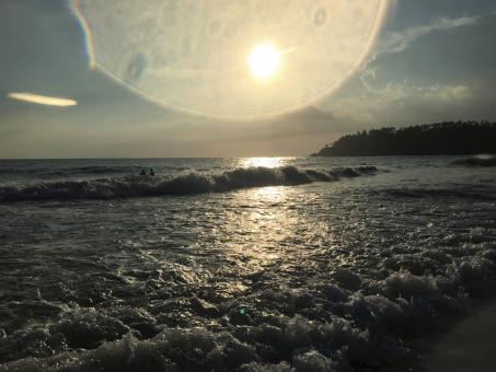 Free Stock Photo of Sea and sunlight
