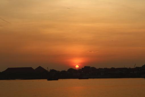 Free Stock Photo of Kamal pier sunset