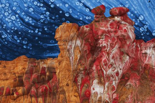 Free Stock Photo of Painted Goblin Valley
