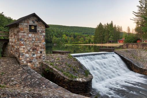 Free Stock Photo of Greenwood Spillway