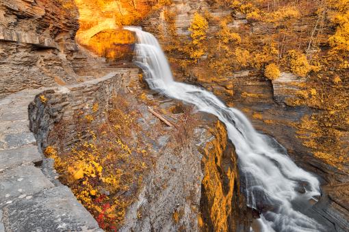 Free Stock Photo of Gold Lucifer Falls