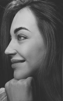 Free Stock Photo of Female Profile