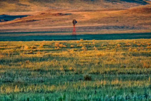 Free Stock Photo of Windmill in the distance