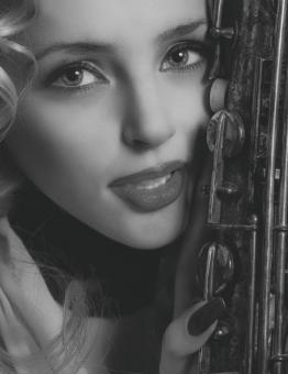 Free Stock Photo of Sax player