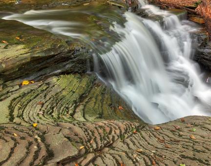 Free Stock Photo of Cascading Curves of Miners Run