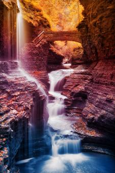 Free Stock Photo of Glen Zen Falls