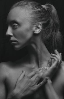Free Stock Photo of Female profile