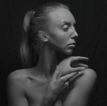 Free Stock Photo of Female profile