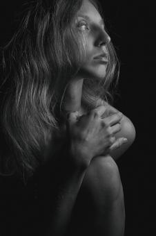 Free Stock Photo of Emotional woman