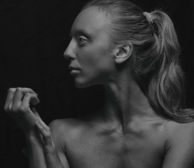 Free Stock Photo of Female profile