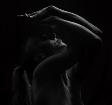 Free Stock Photo of Female silhouette